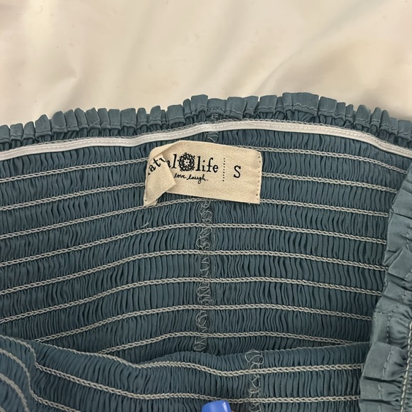 Natural Life daisy skort in seafoam (turquoise green) - Picture 5 of 8